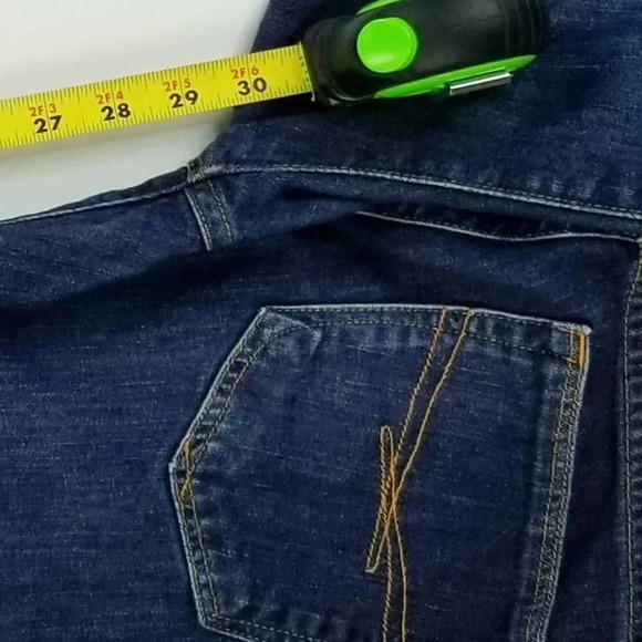 Gap 1969 26/2R Legging Women's Blue Denim Raw Hem/Slit Jeans Size 26X29 - Picture 4 of 11